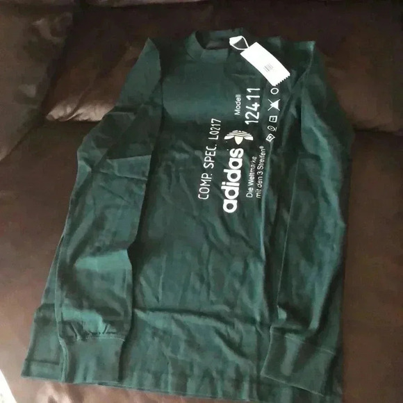 NWT Adidas x Alexander  Wang crew neck casual athletic long sleeve Tshirt XS - Picture 2 of 5